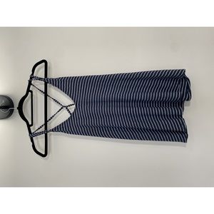 Gentle Fawn Blue and White Striped Tank Size Small